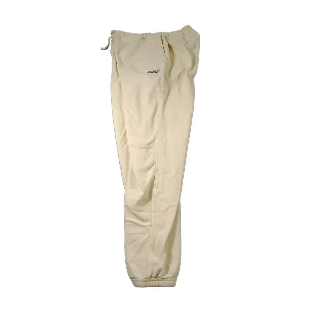 Golf Wang Multi Color 3D Logo Sweatpants Mens M Cream Tyler The Creator Jogger